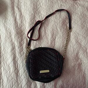 Steve Madden Black and Red Crossbody Bag